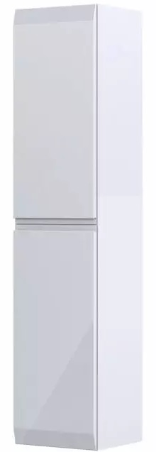 Oristo Brylant Kabinett 35x32x160 cm Seitenschrank hängend weiß OR36-SB2D-35-1-V3