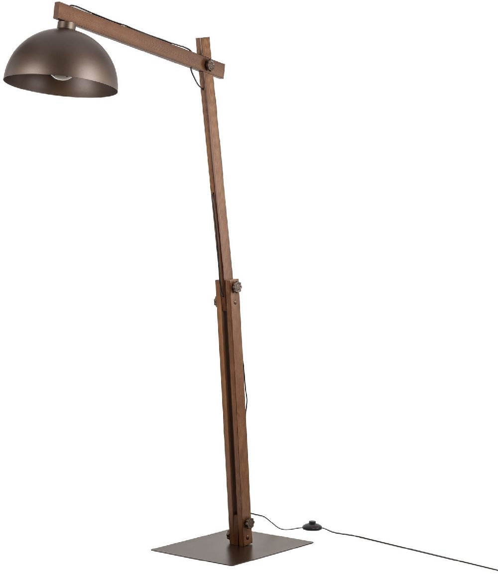TK Lighting Oslo Stehlampe x15 W holz-braun 6319
