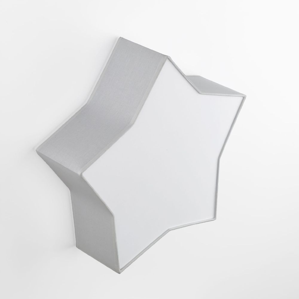 TK Lighting Star Decke 2x15 W grau 6972