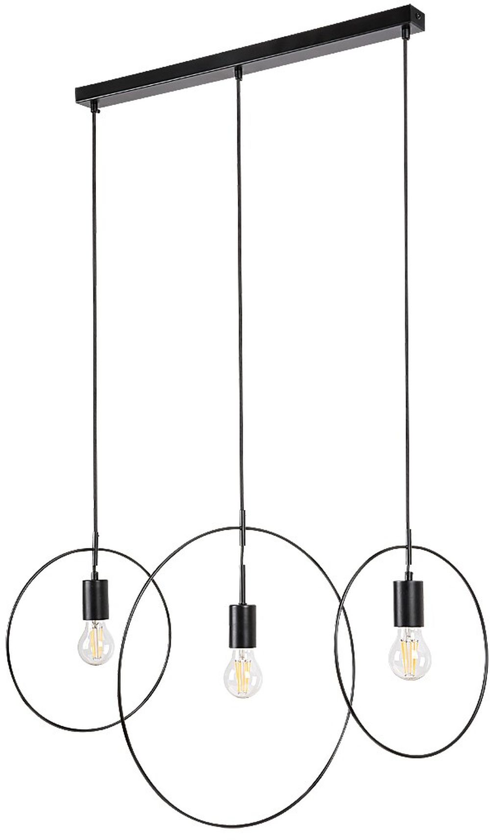 Rabalux Dilara Pendelleuchte 3x40 W schwarz 72019