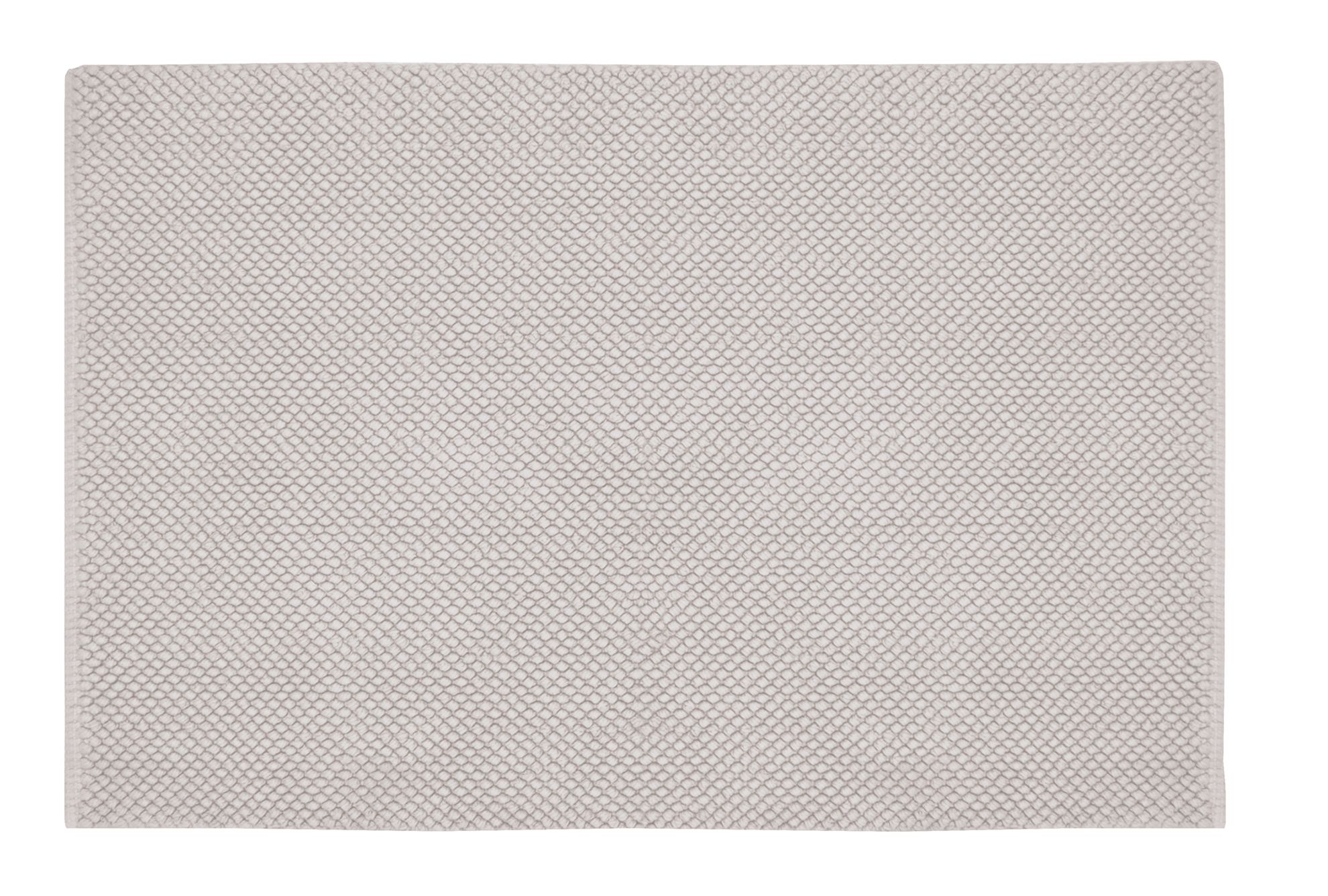 Kleine Wolke Punto Badezimmerteppich 120x70 cm rechteckig grau 9182158225