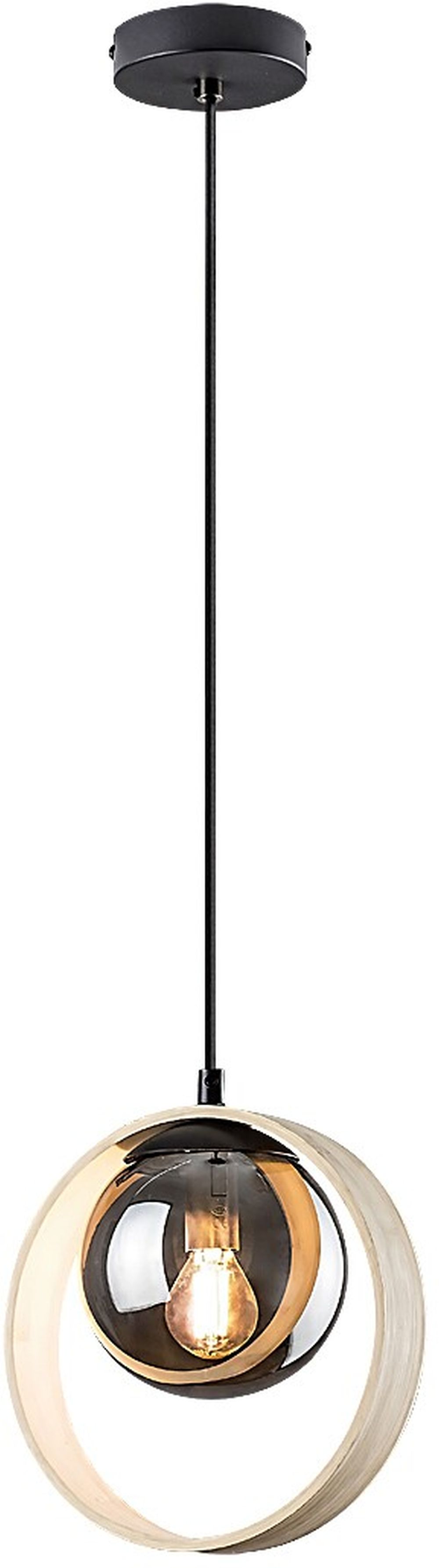 Rabalux Peyton Pendelleuchte 1x15 W schwarz 72061