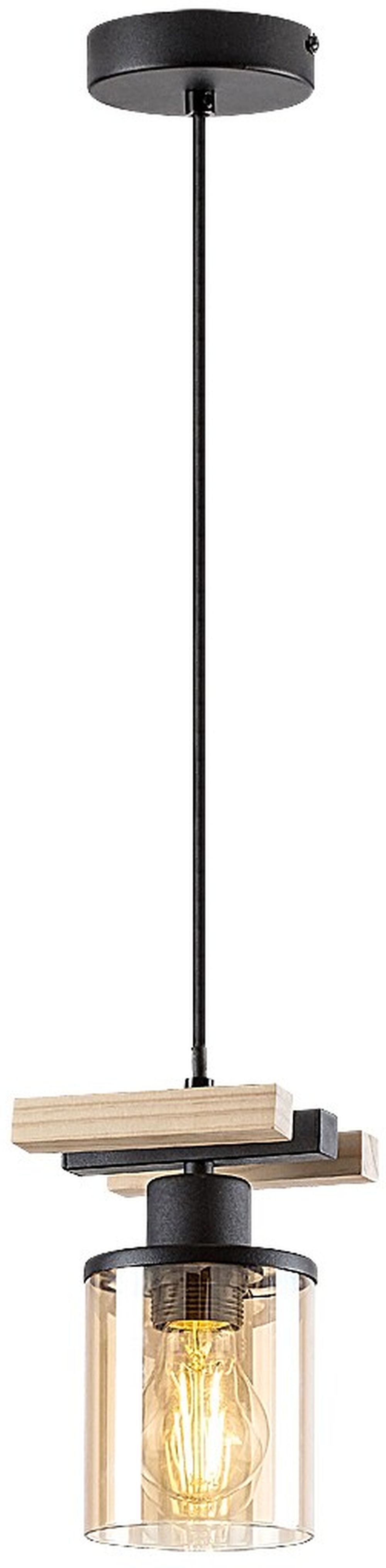 Rabalux Niylah Pendelleuchte 1x25 W schwarz 72081