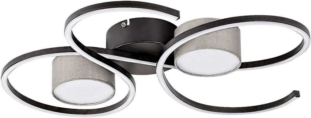 Rabalux Shiena Deckenlampe 1x38 W schwarz-grau 71116