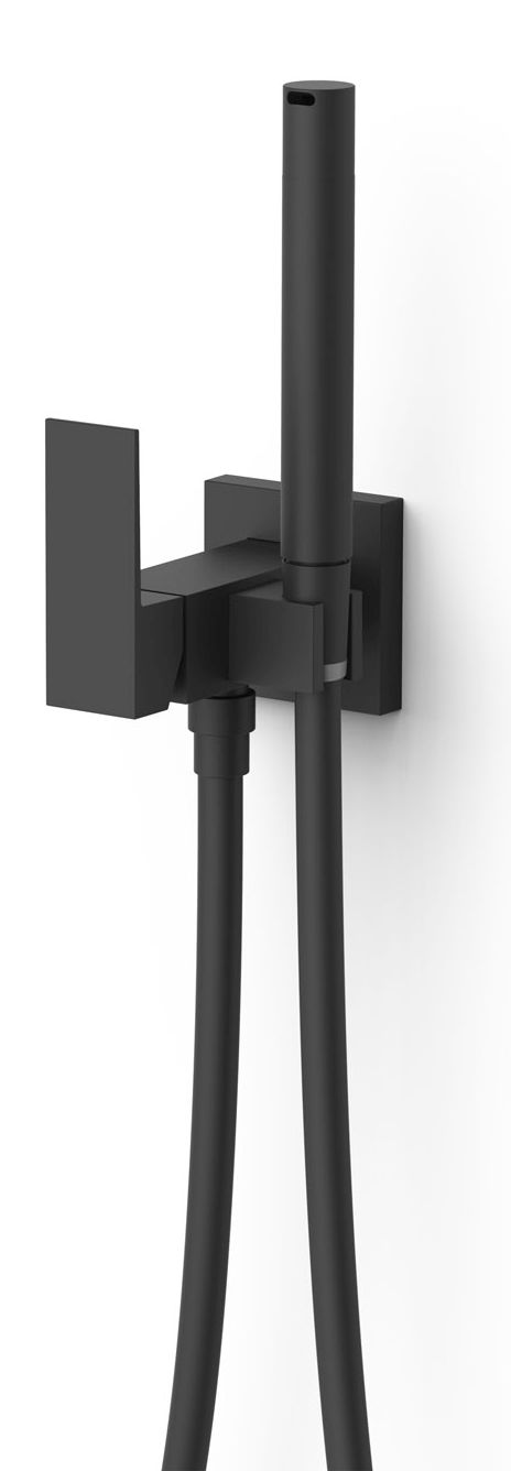 Tres Cuadro Bidet-Wasserhahn Unterputz schwarz 00612302NM