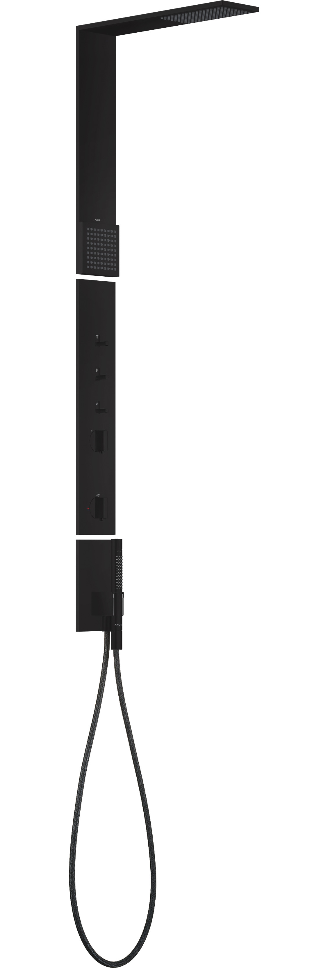 Axor ShowerComposition Duschpaneel mit Thermostat 12595670