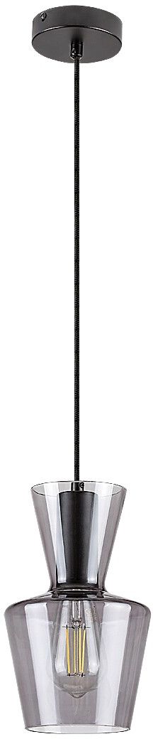 Rabalux Abra Pendelleuchte 1x60 W schwarz-verraucht 72161