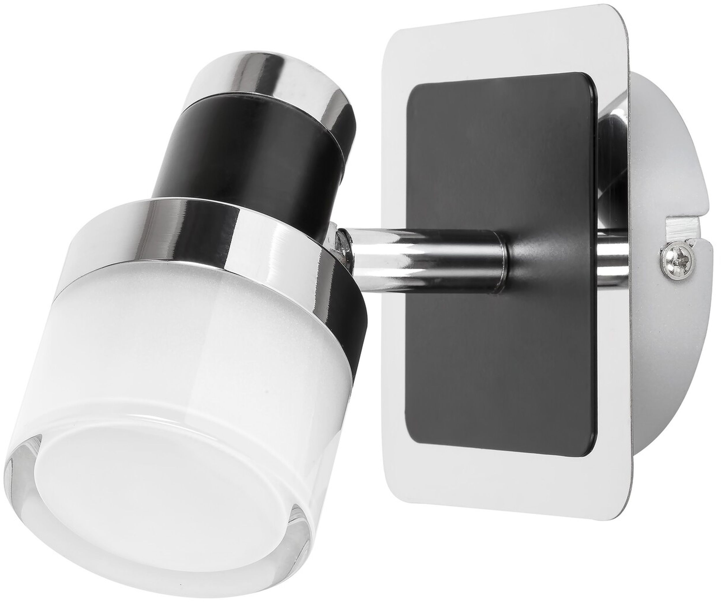 Rabalux Harold Leuchter 1x5 W schwarz-chrom-opal 5021