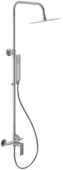 Excellent Rain Glad Duschset Wandmontage mit Regenbrause chrom ARNL.1181CR