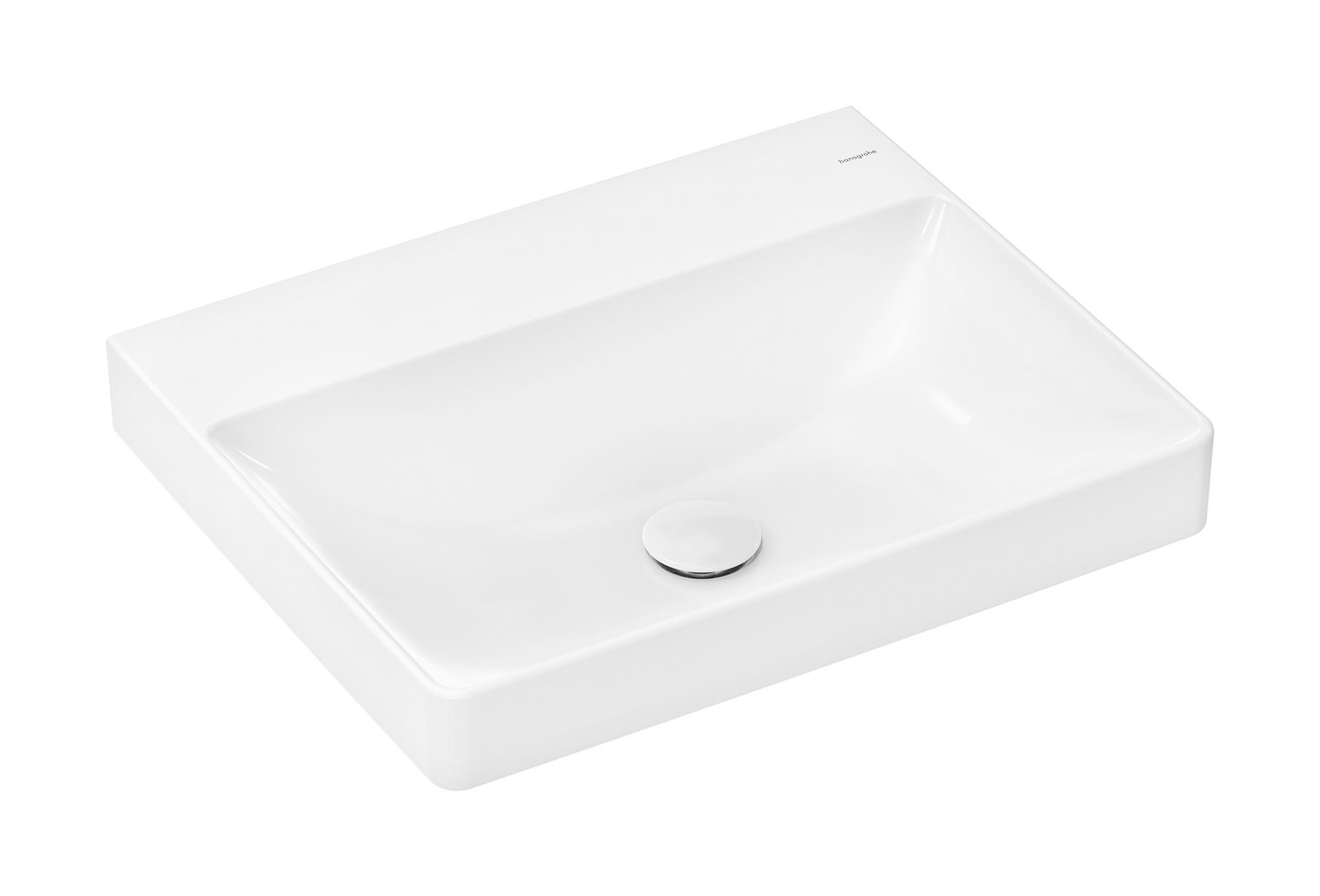 Hansgrohe Xelu Q Waschbecken 60x48 cm rechteckig Klassisch-Möbel weiß 61017450