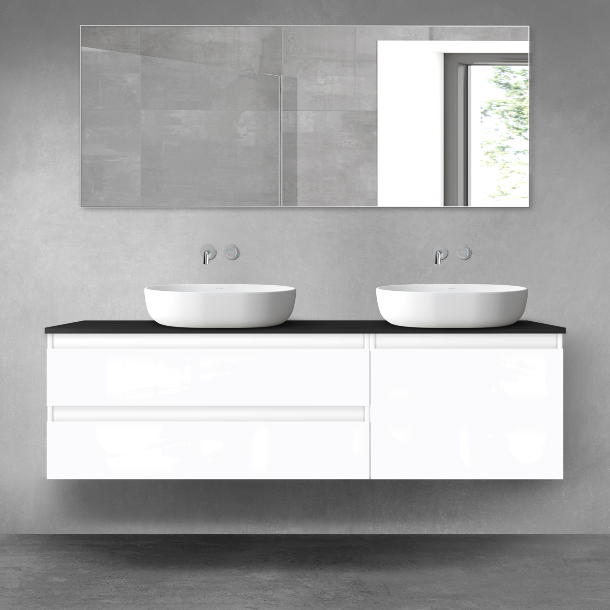 Set Badschrank Oltens Vernal 60004000, Badschrank Oltens Vernal 60013000, 63008300