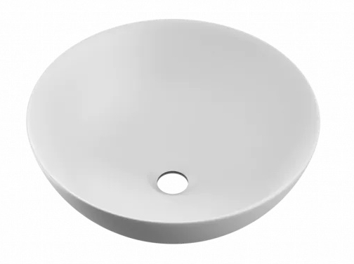 Excellent Luqa Waschbecken 40x40 cm rund Aufsatzwaschbecken weiß CEAC.6401.400.WHM