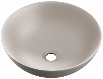 Excellent Luqa Waschbecken 40x40 cm rund Aufsatzwaschbecken braun/beige CEAC.6401.400.CAM