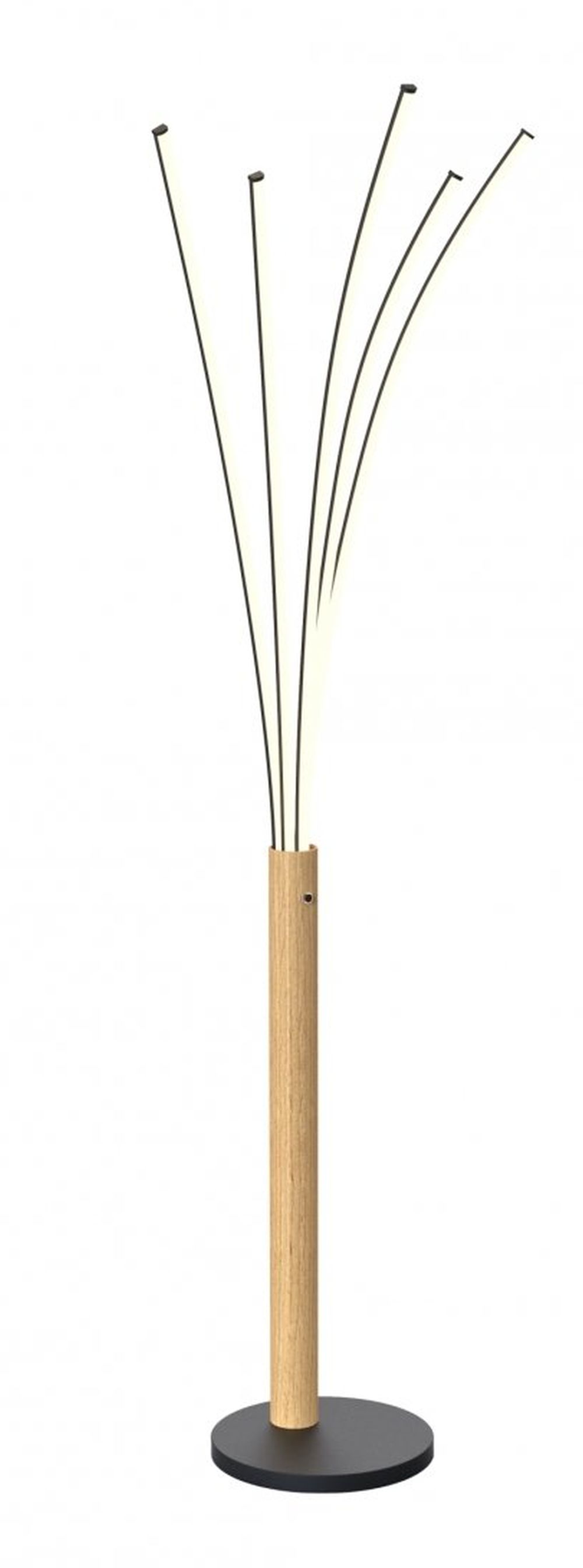 Zuma Line Velden Stehlampe 1x21 W schwarz-holz ML4767-3BMD