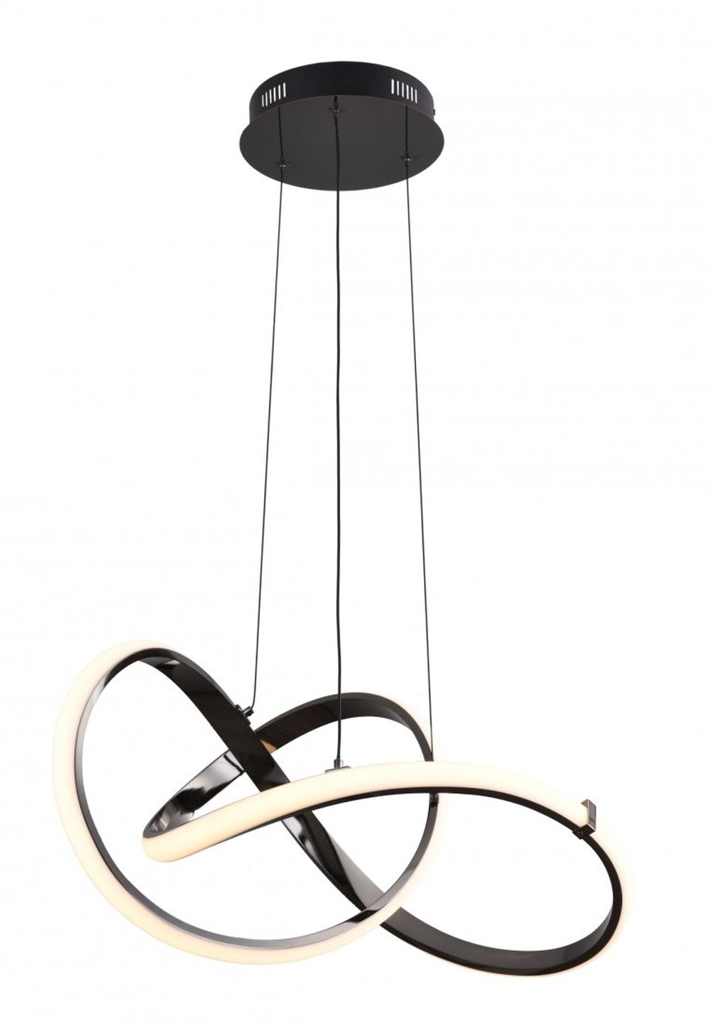 Zuma Line Indigo Pendelleuchte 1x44 W schwarz-chrom-gold MD9717-1-3BCD