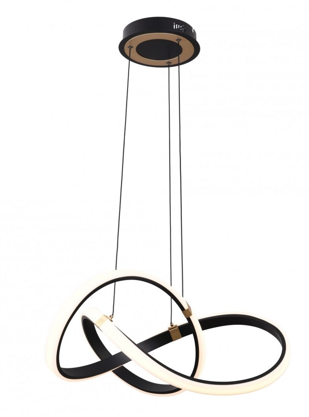 Zuma Line Indigo Pendelleuchte 1x44 W schwarz-gold MD9717-1-3BGD