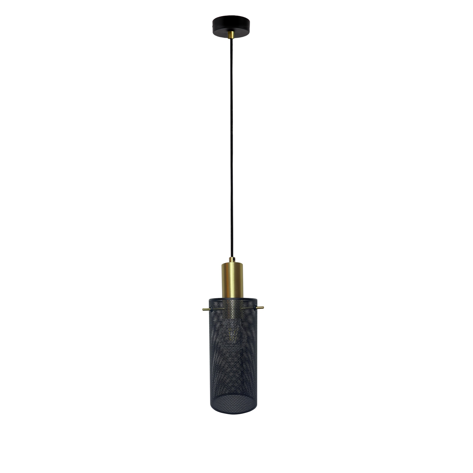 Light Prestige Tirana Pendelleuchte 1x40 W schwarz-gold LP-945/1PBK