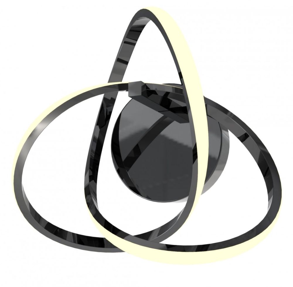 Zuma Line Indigo Leuchter 1x14 W schwarz-chrom-gold MB9717-1-3BCN