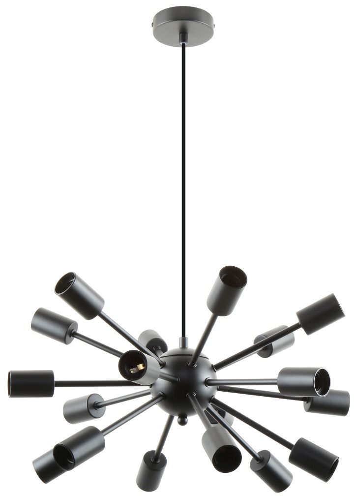 Zuma Line Mandi Pendelleuchte x40 W schwarz A8181-18-MBK