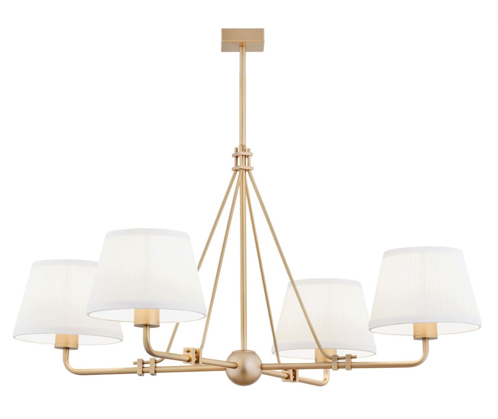 Argon Atrani Deckenlampe 4x15 W weiß-gold 1823