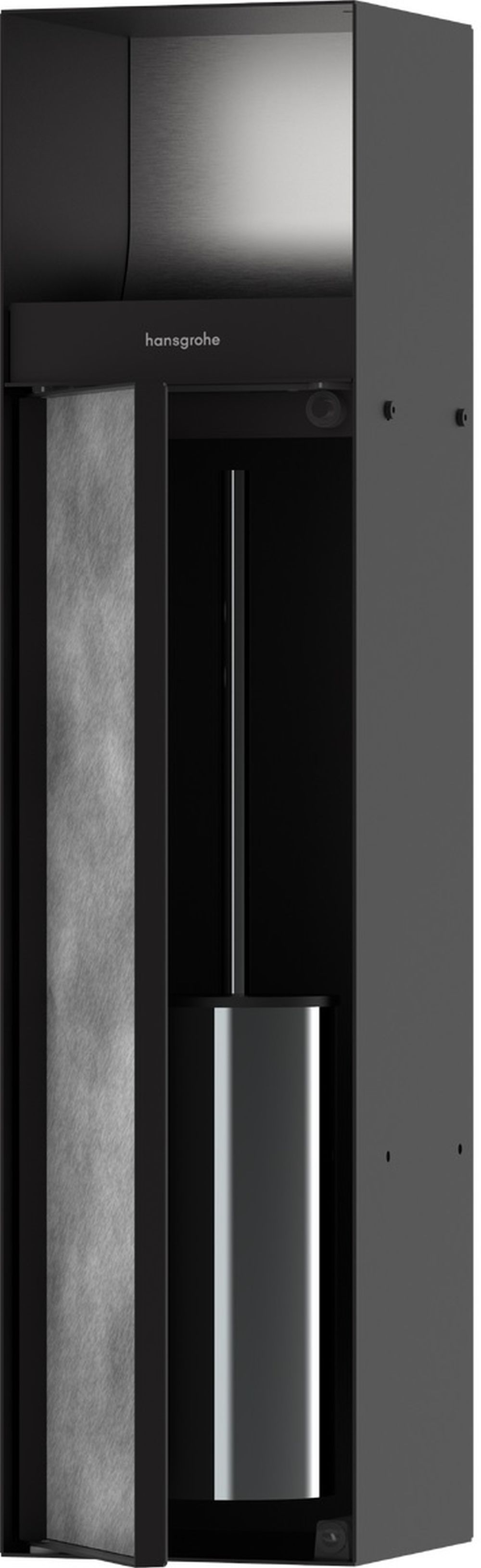 Hansgrohe XtraStoris Rock Klopapierhalterung schwarz 56062670