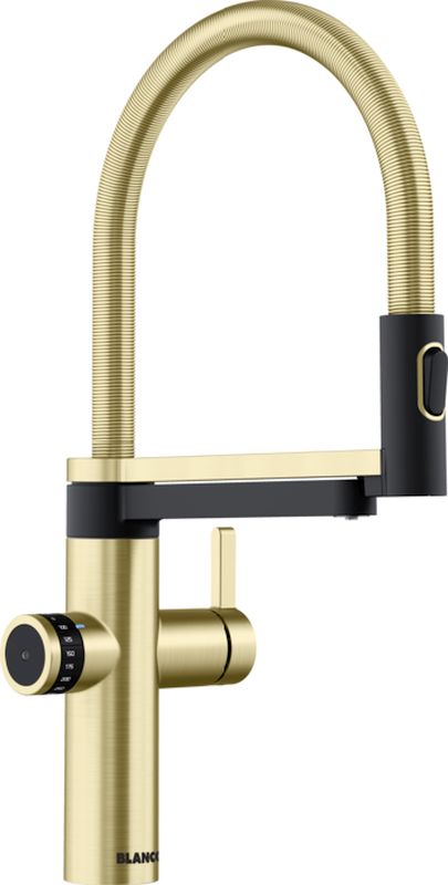 Blanco Evol-S Pro Wasserhahn mit Wasserfilter Stehend gold/altgold 527430