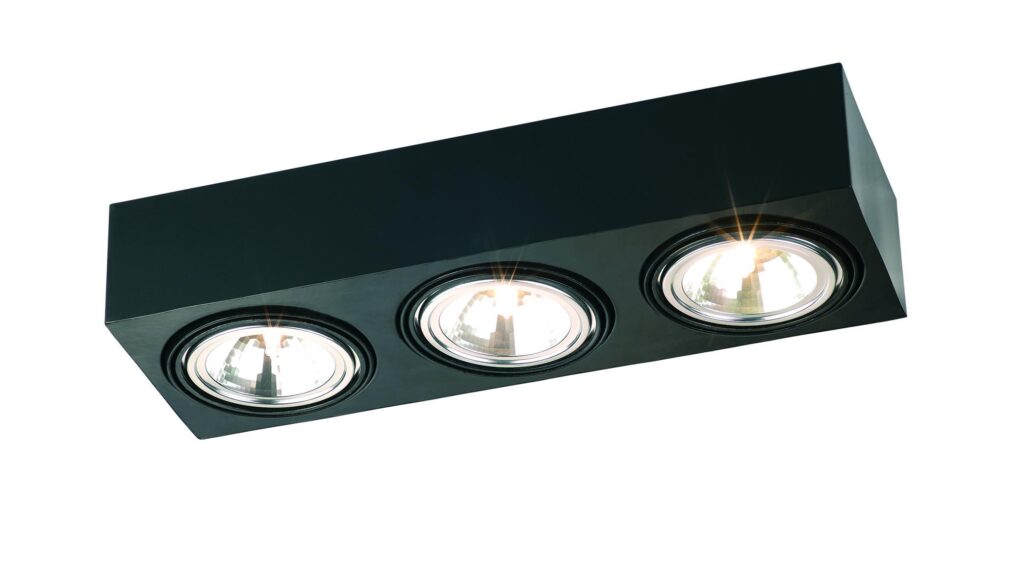 Argon Rodos Deckenlampe 3x6 W schwarz 1119