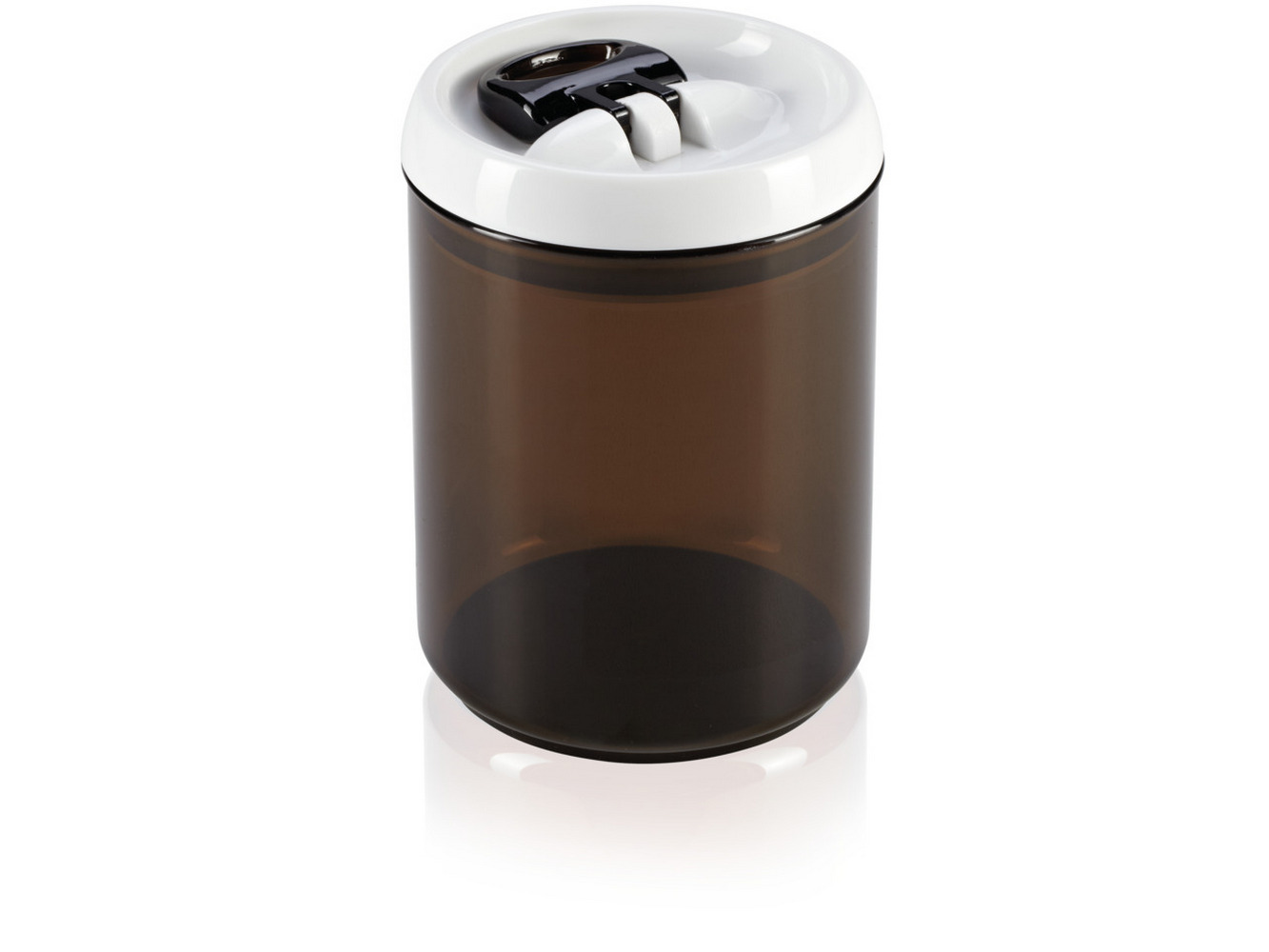 Leifheit Fresh&Easy Aufbewahrungsbehälter 13x13x17.8 cm braun-weiß 31205