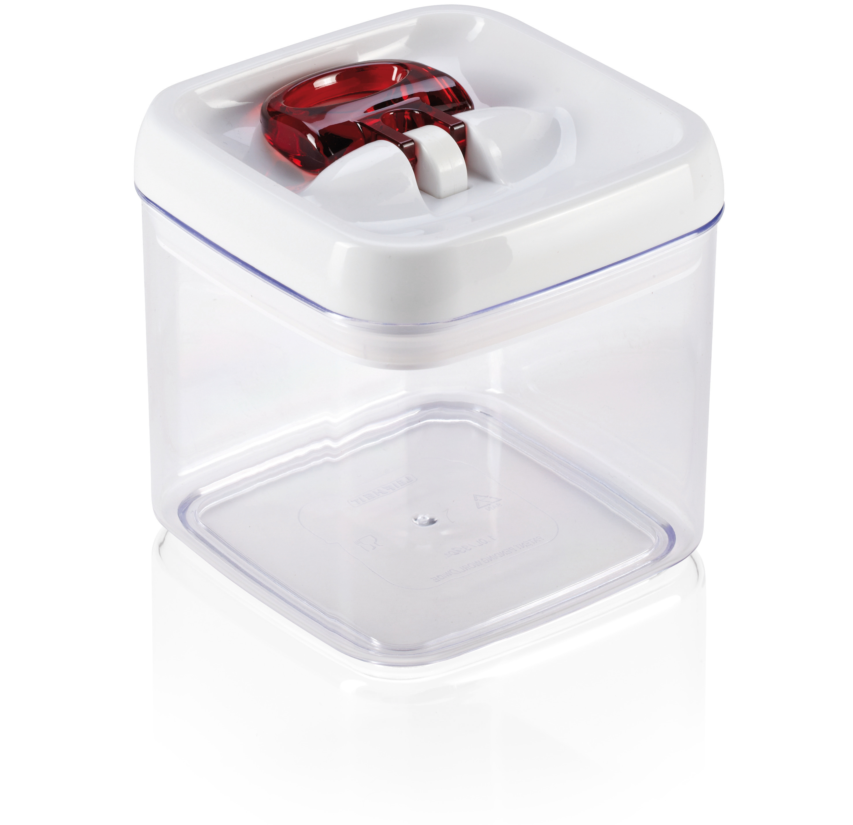 Leifheit Fresh&Easy Aufbewahrungsbehälter 12.8x12.8x12.8 cm transparent-weiß 31209