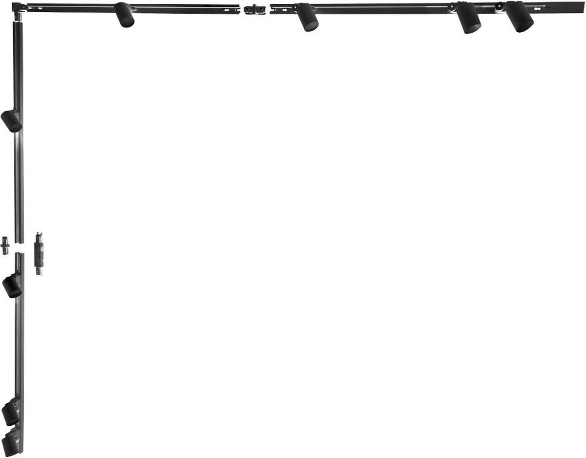 Zuma Line Schienensystem-Set mit Strahlern x W schwarz 3019