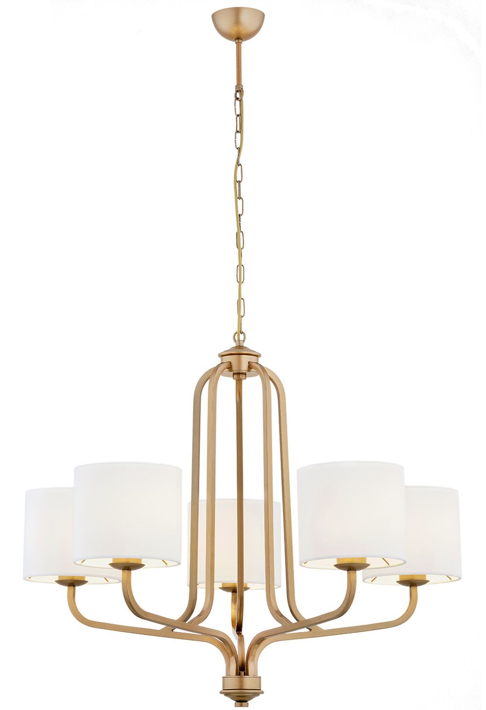 Argon Maranello Pendelleuchte 5x15 W weiß-gold 2172