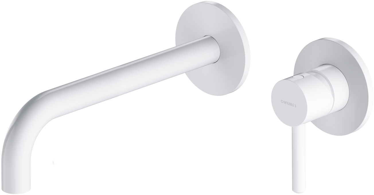 Omnires Y Waschtischarmatur Unterputz weiß Y1215HLWM