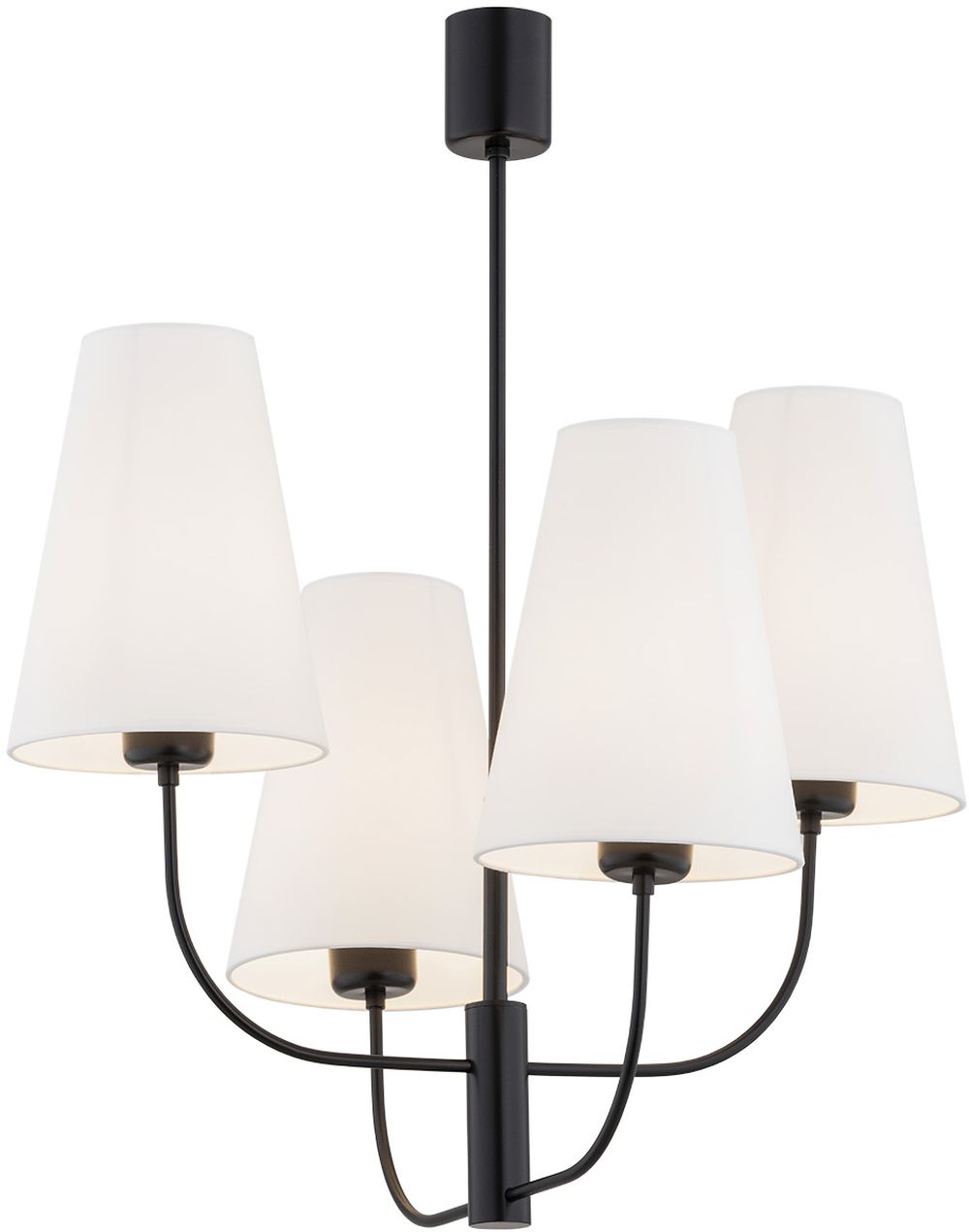 Argon Safiano Deckenlampe 4x15 W weiß-schwarz 1822