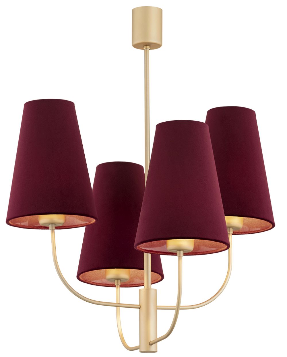 Argon Safiano Deckenlampe 4x15 W gold 1827