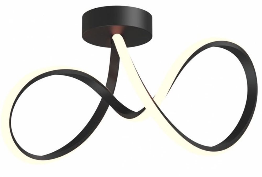 Zuma Line Clint Deckenlampe 1x26 W schwarz MX6347-1-3BT