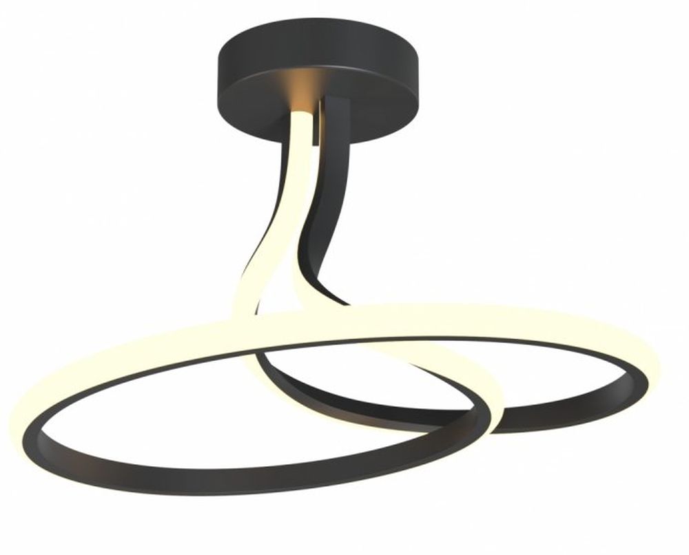 Zuma Line Clint Deckenlampe 1x26 W schwarz MX6349-1-3BT