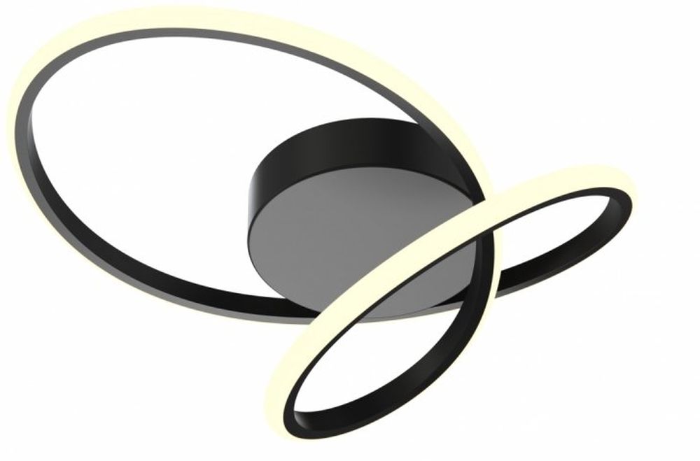 Zuma Line Clint Deckenlampe 1x27 W schwarz MX6354-1-3BT