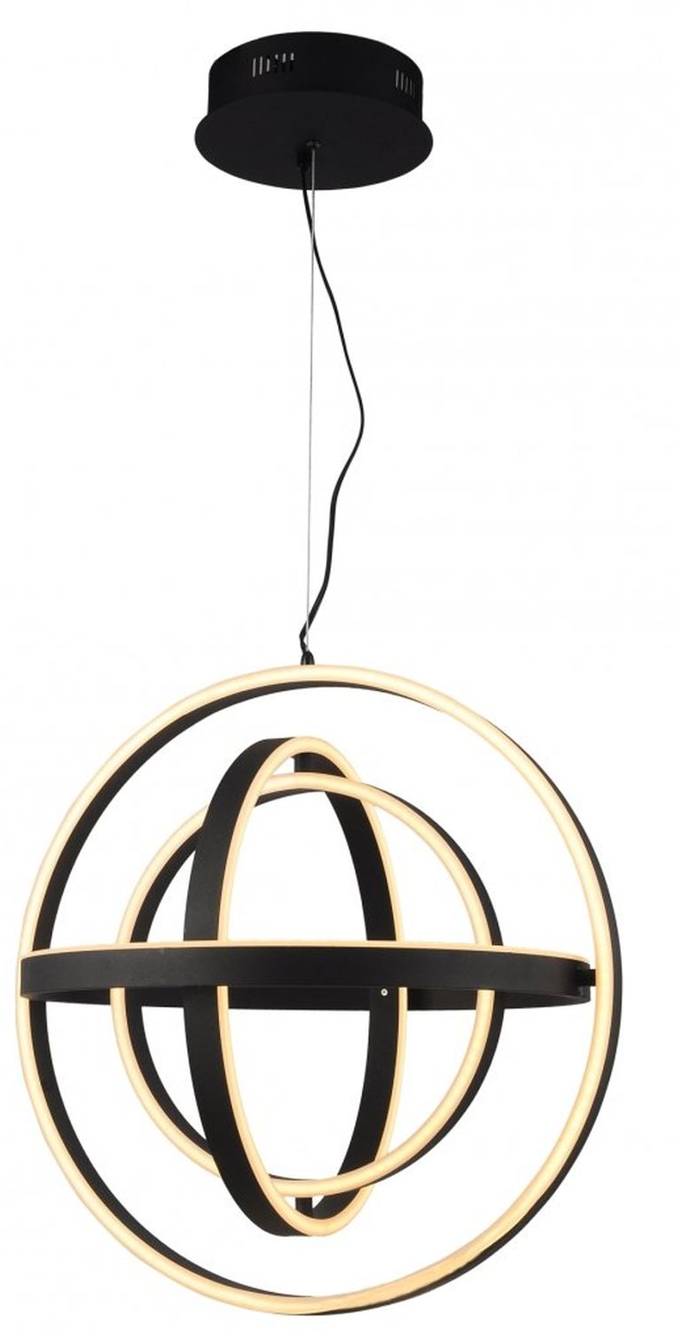 Zuma Line Tess Pendelleuchte 1x52 W schwarz MD9203-4-3BD