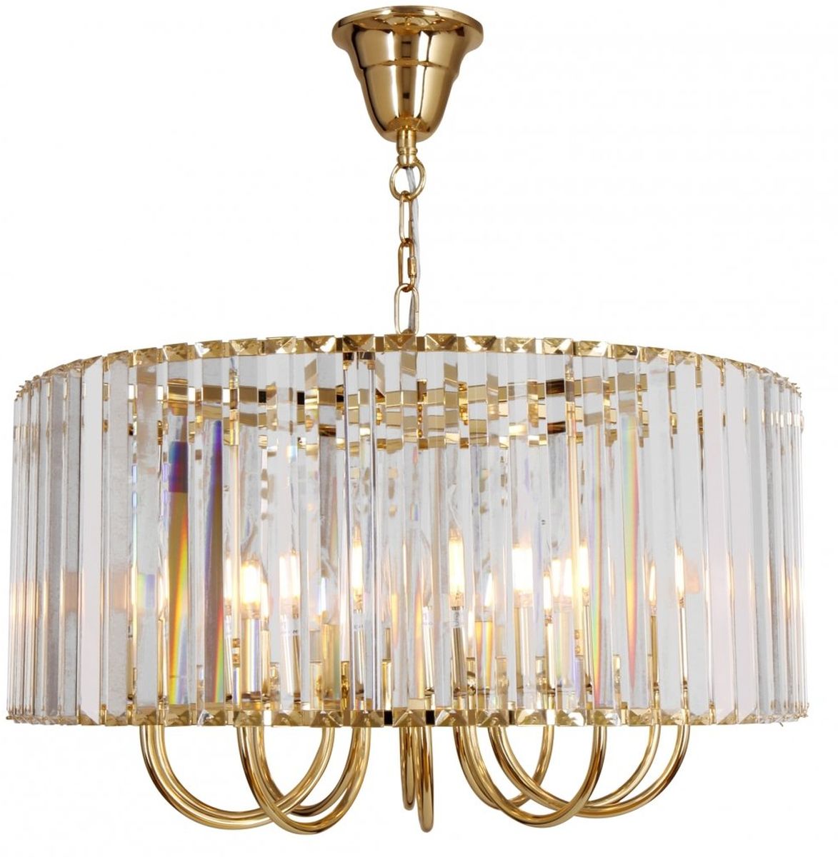 Zuma Line Paris Pendelleuchte x40 W transparent-gold 1906/10