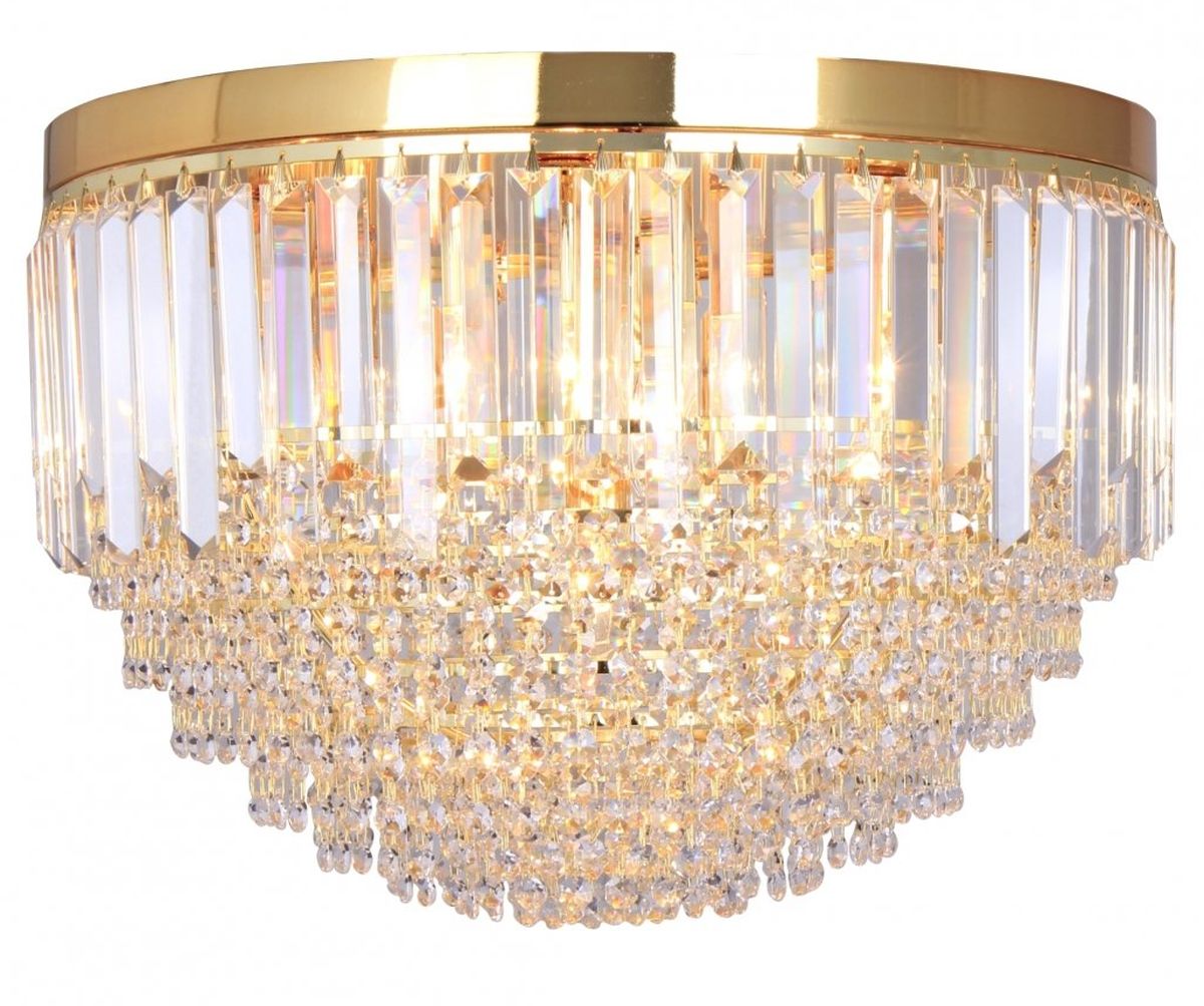 Zuma Line Charlotte Deckenlampe x40 W transparent-gold FC19003/7