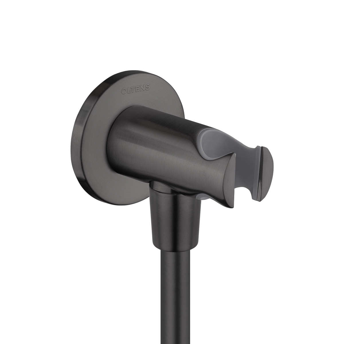 Oltens Hvita Winkelanschluss mit Griff graphit 39304400