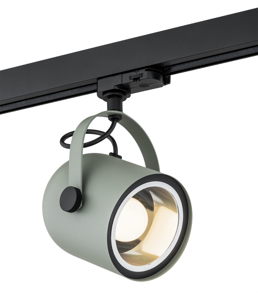 Argon Net Lampe für Sammelschienen 1x15 W schwarz-grün 4310