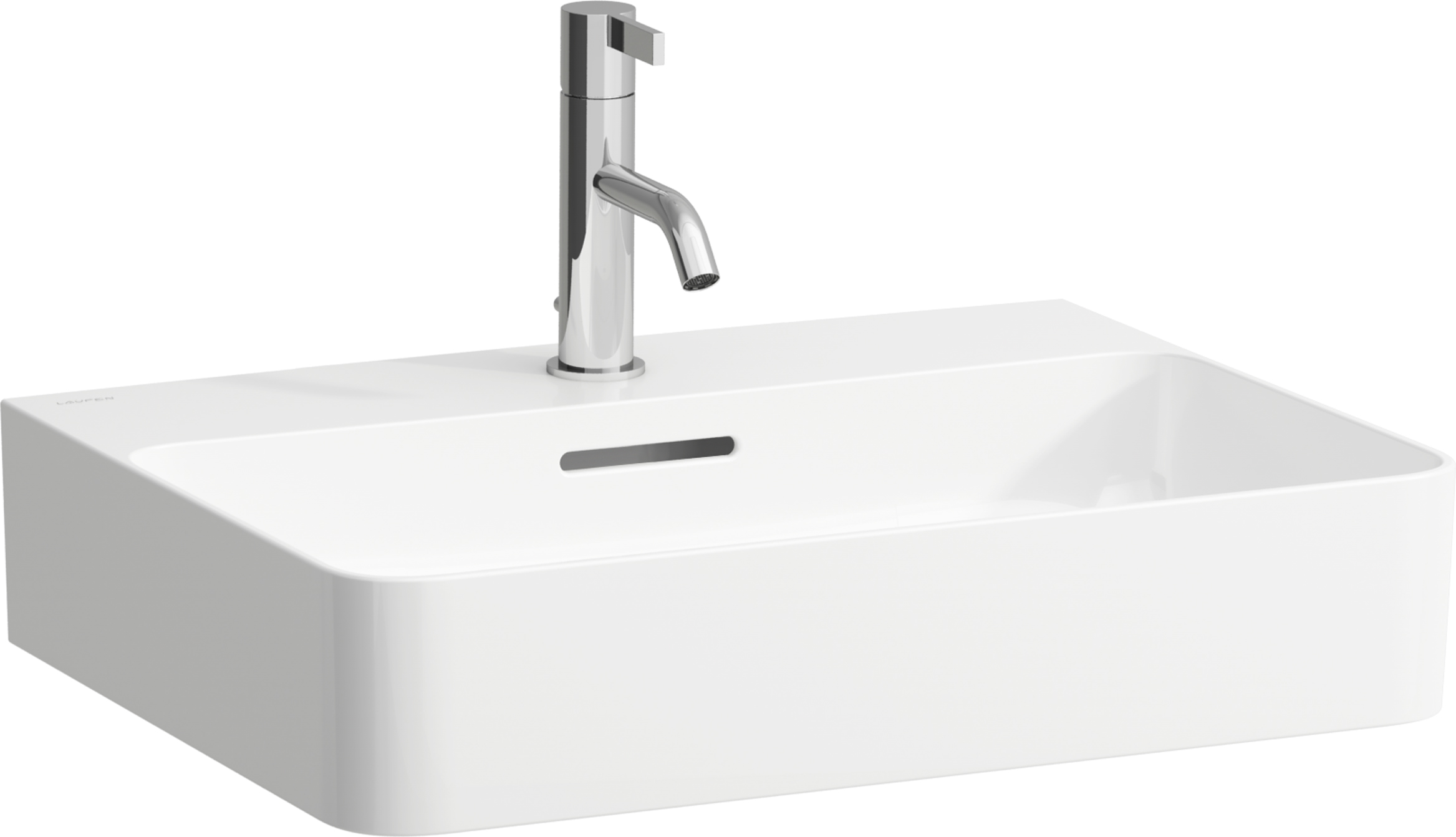 Laufen Val Waschbecken 55x42 cm rechteckig Klassisch-Möbel weiß glanz H8102820001091