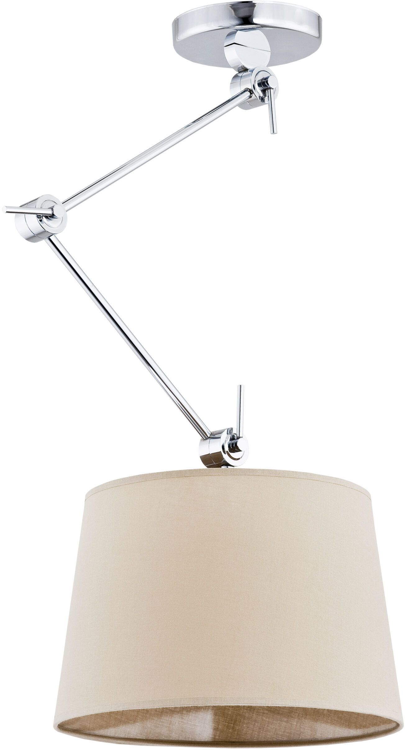 Argon Zakyntos Deckenlampe 1x15 W chrom-beige 3549