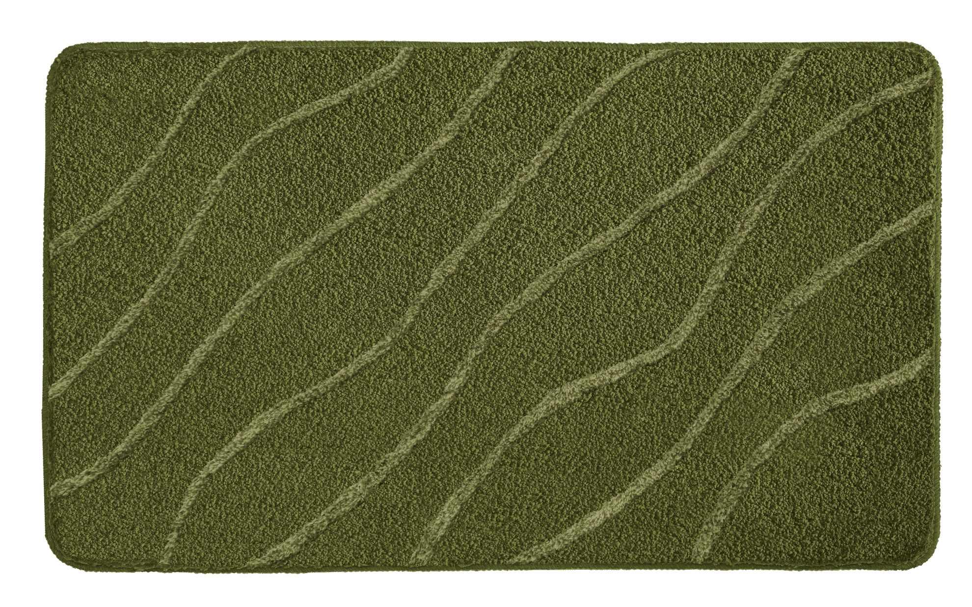 Kleine Wolke Tram Badezimmerteppich 100x60 cm rechteckig grün 9189612360