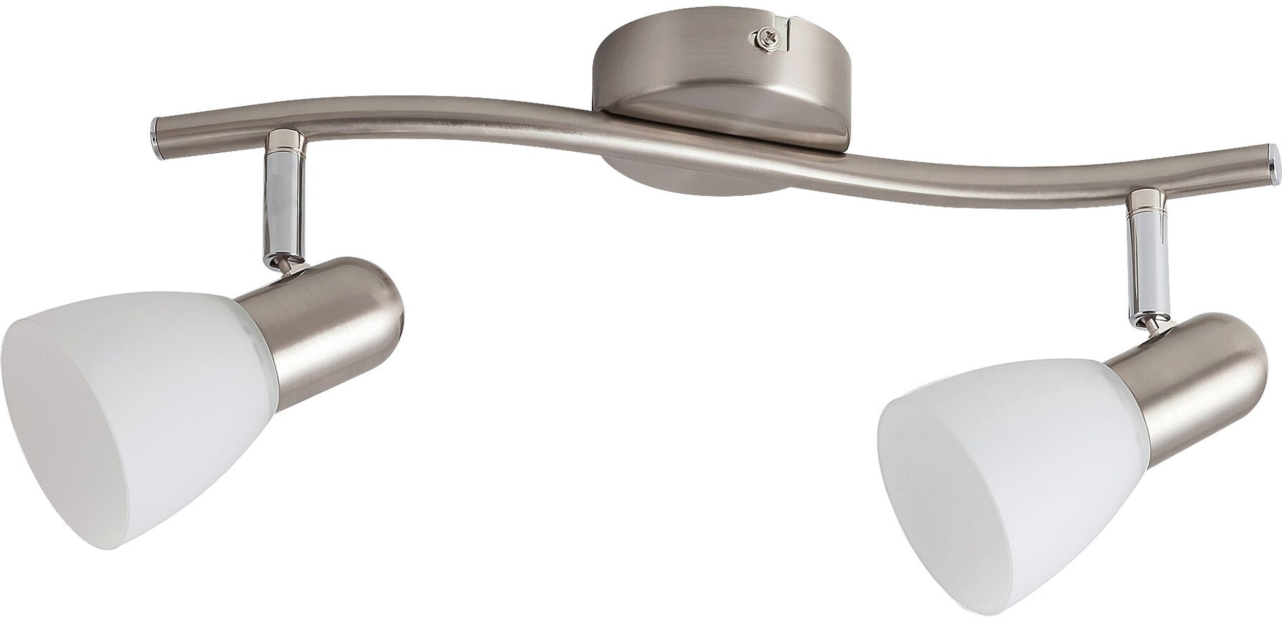 Rabalux Soma Deckenlampe 2x40 W weiß-chrom 6302