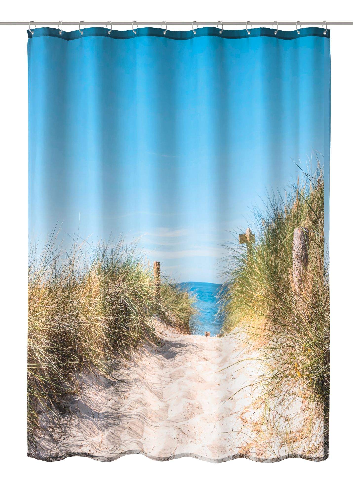 Kleine Wolke Borkum Duschvorhang 200x180 cm mehrfarbig 7830148305