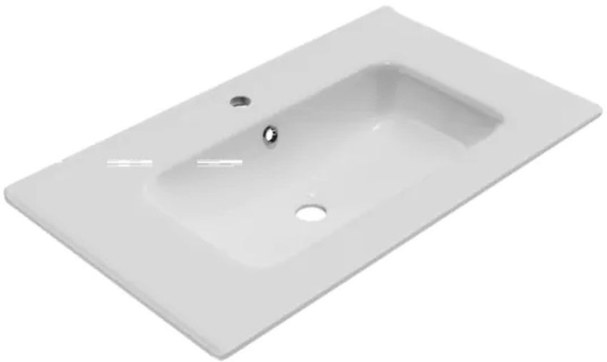 Excellent Pik Waschbecken 81x45 cm rechteckig Möbel weiß CEEX.6517.800.WH