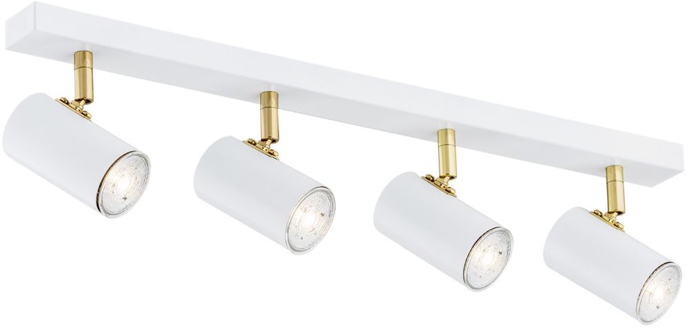 Argon Lagos Deckenlampe 4x5 W weiß-messing 1689