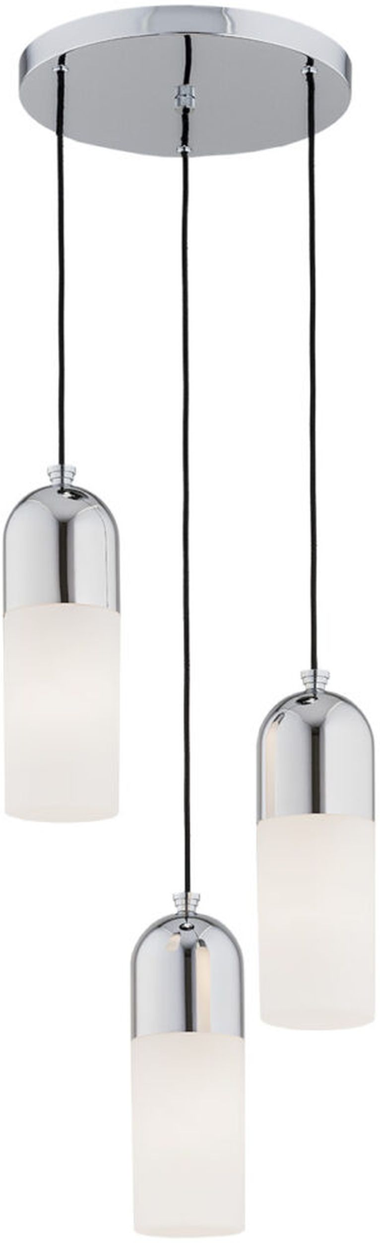 Argon Burgos Pendelleuchte 3x15 W chrom-opal 1465